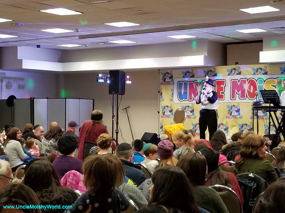 On stage, the original Uncle Moishy.